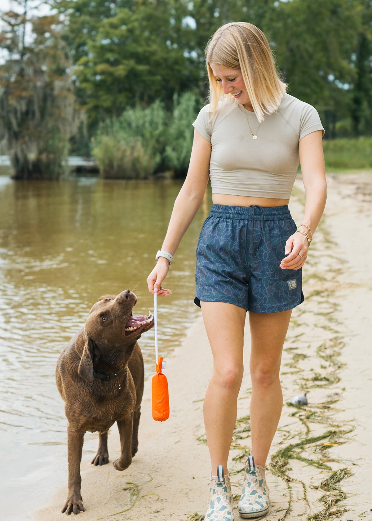 Buck Camo Ladies Shorts