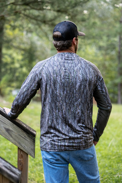 Long Sleeve Treebark Camo Shirt