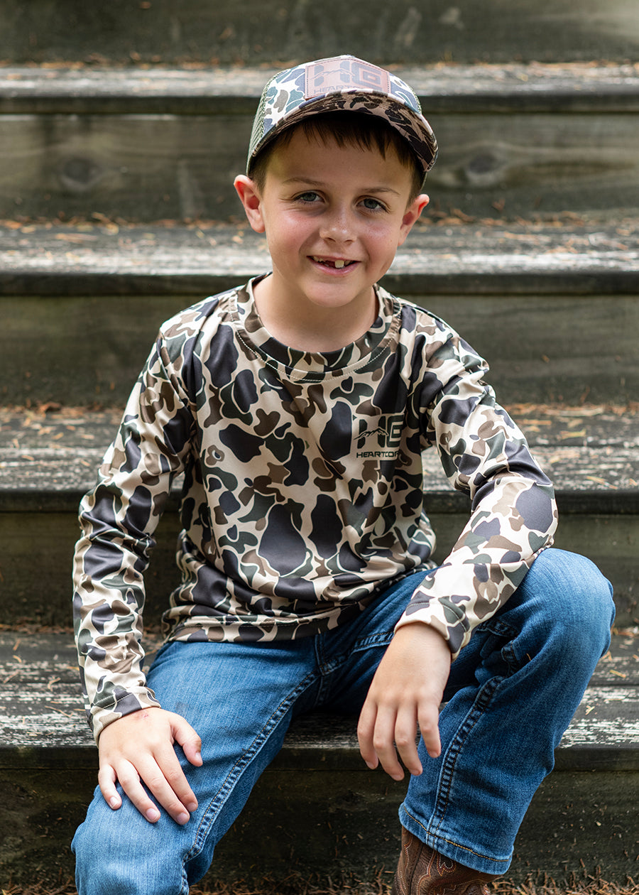 Youth Duck Camo Shirts - Long and Short Sleeves