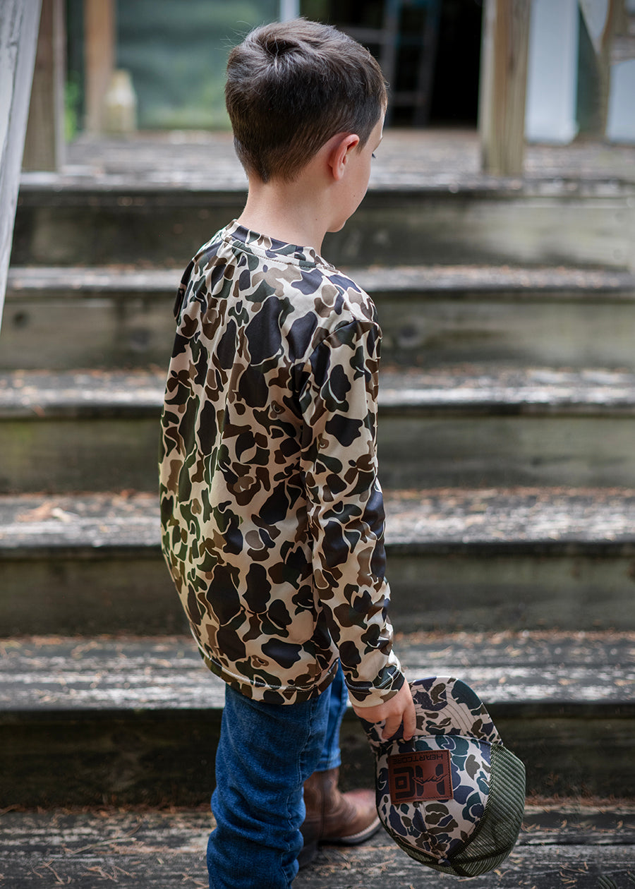 Youth Duck Camo Shirts - Long and Short Sleeves