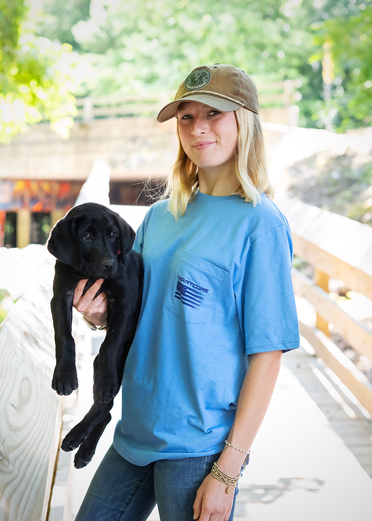 Labs on the Boat Patriotic Tee