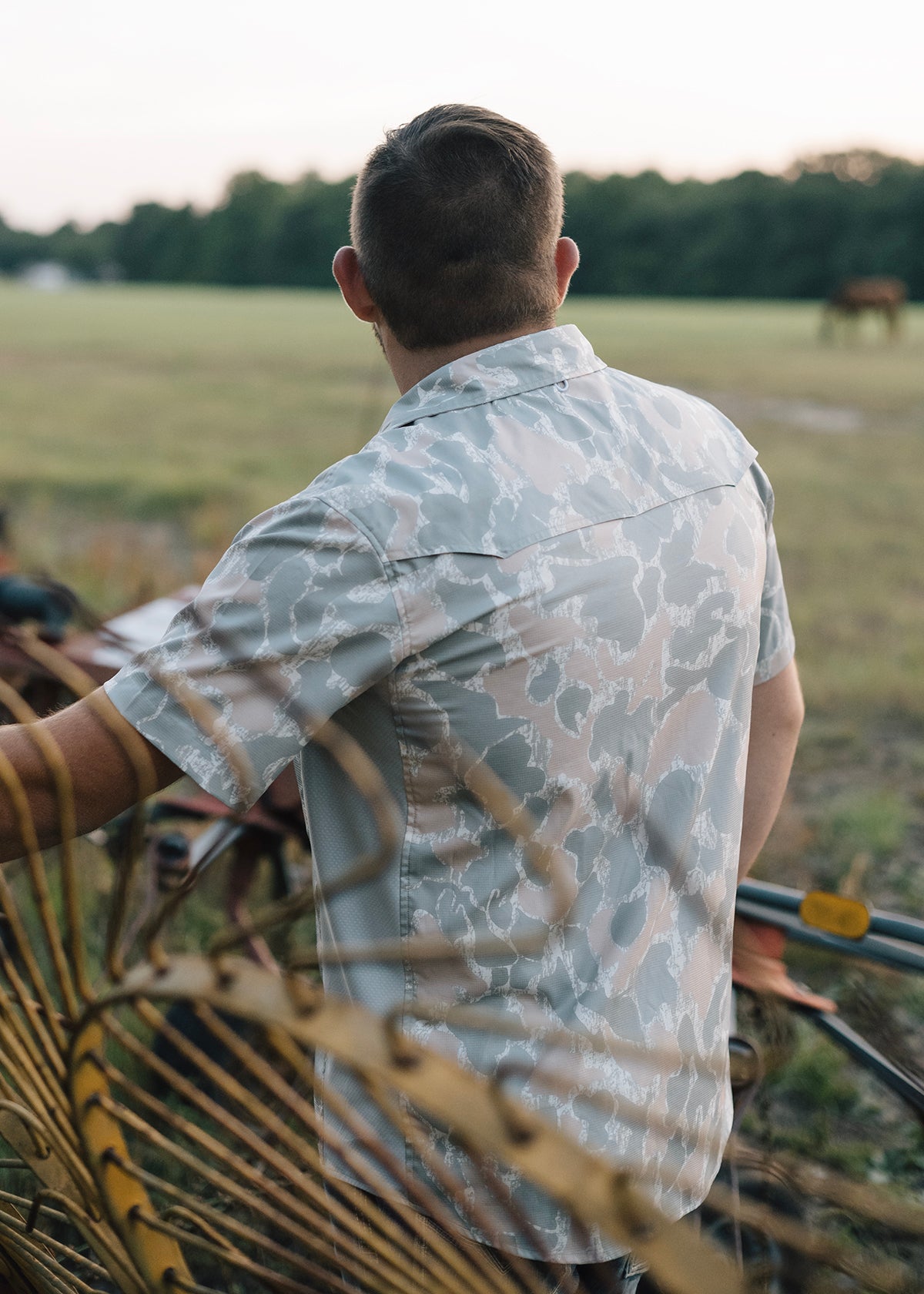 Faded Duck Camo Button-Up