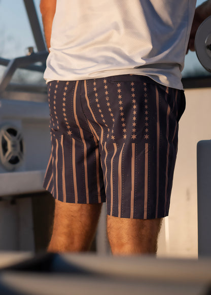 Patriotic American Flag Men's Shorts