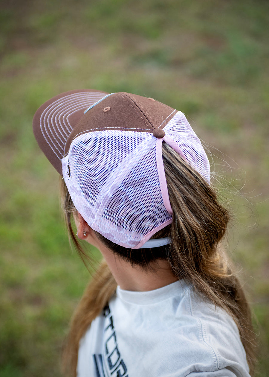 Ponytail Duck Camo Hat