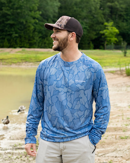 Buck Camo Performance Fishing Shirt – Moisture-Wicking Tee