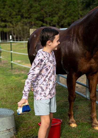 Youth Sandbar Duck Camo Hoodie