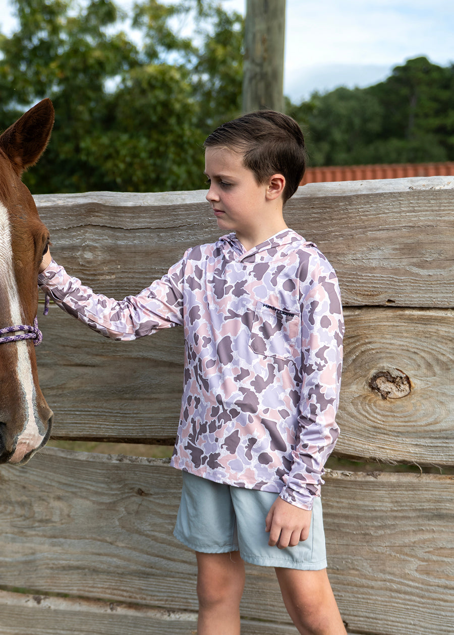 Youth Sandbar Duck Camo Hoodie