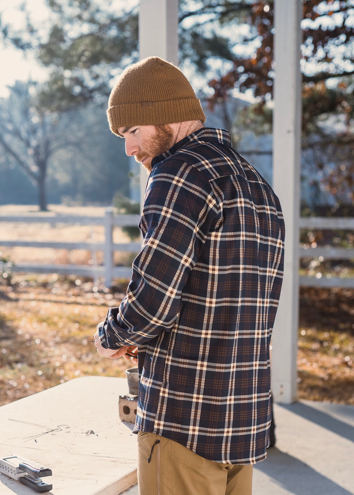 Backwoods Plaid Button Up