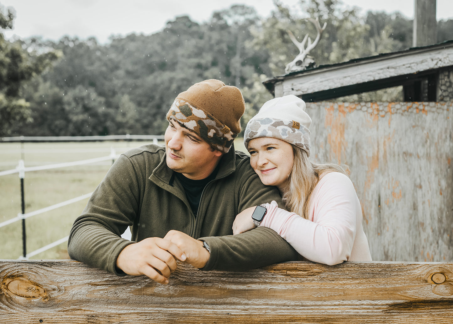 Brown Duck Camo Beanie