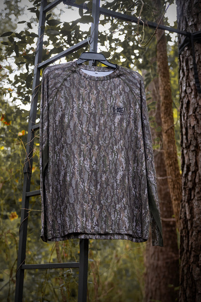 Long Sleeve Treebark Camo Shirt