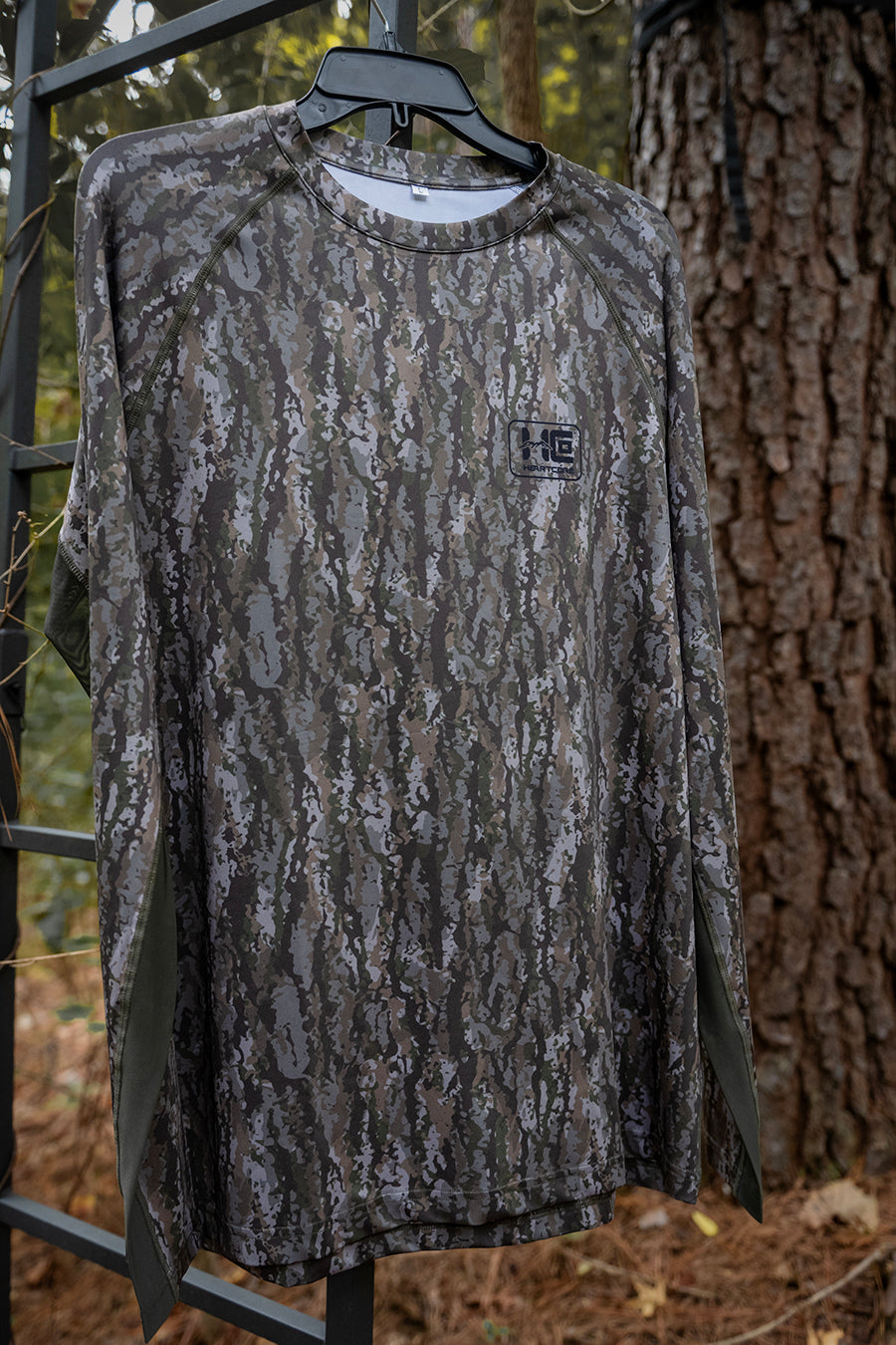 Long Sleeve Treebark Camo Shirt