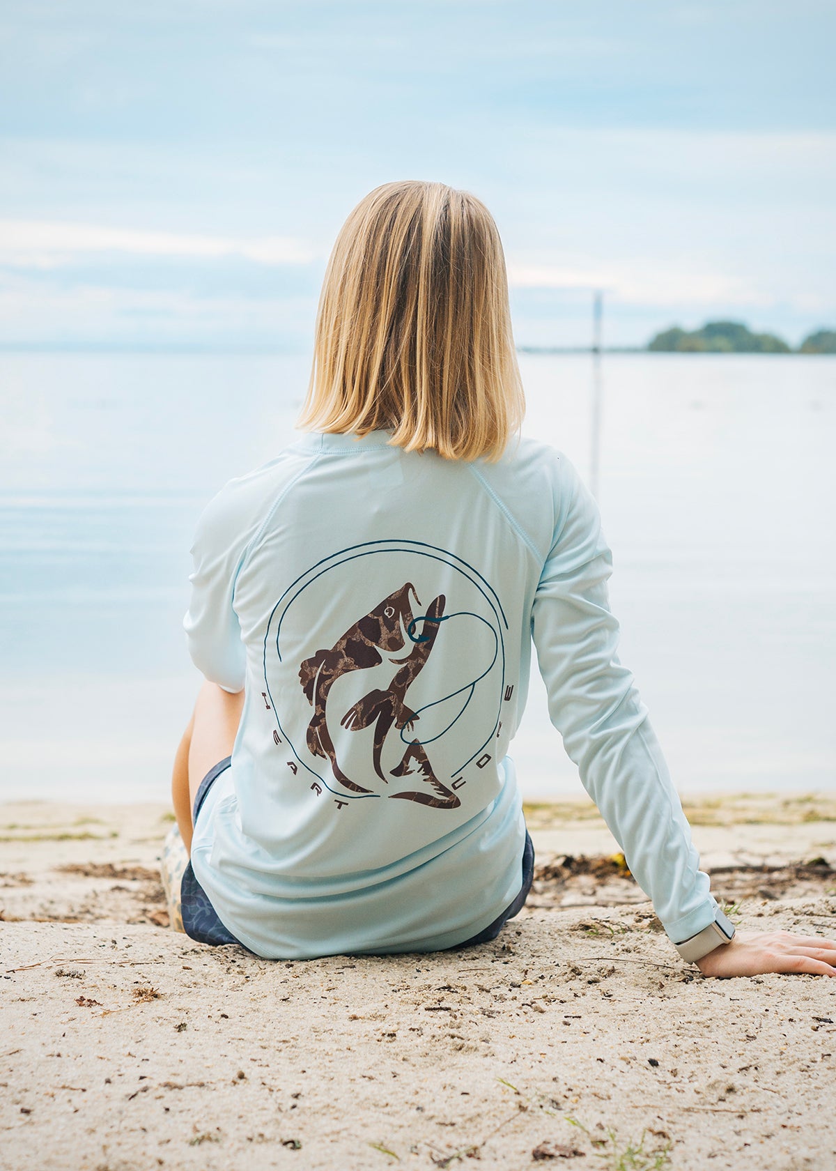 Ladies Light Blue Bass Shirt