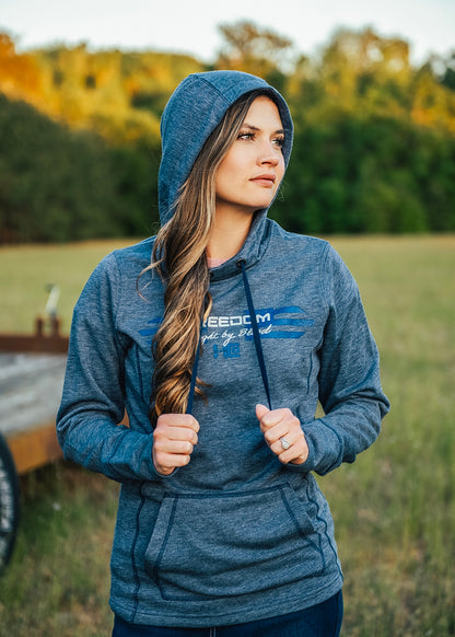 Women's Dusty Blue Freedom Hoodie