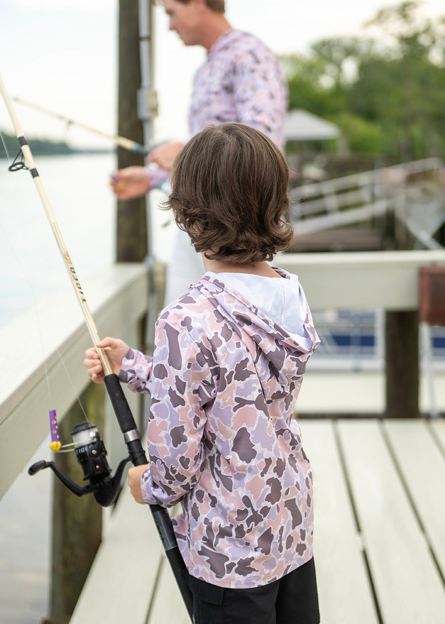 Youth Sandbar Duck Camo Hoodie