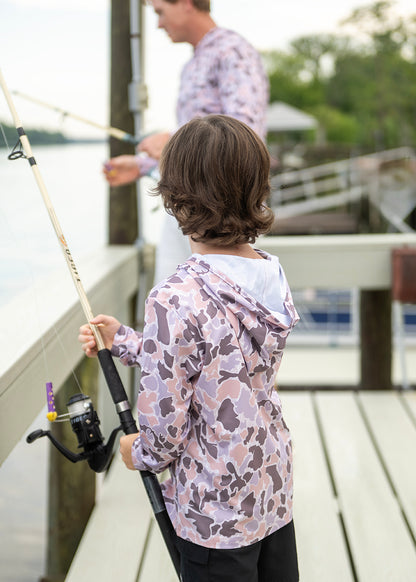 Youth Sandbar Duck Camo Hoodie