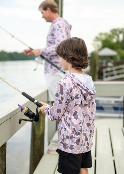 Youth Sandbar Duck Camo Hoodie