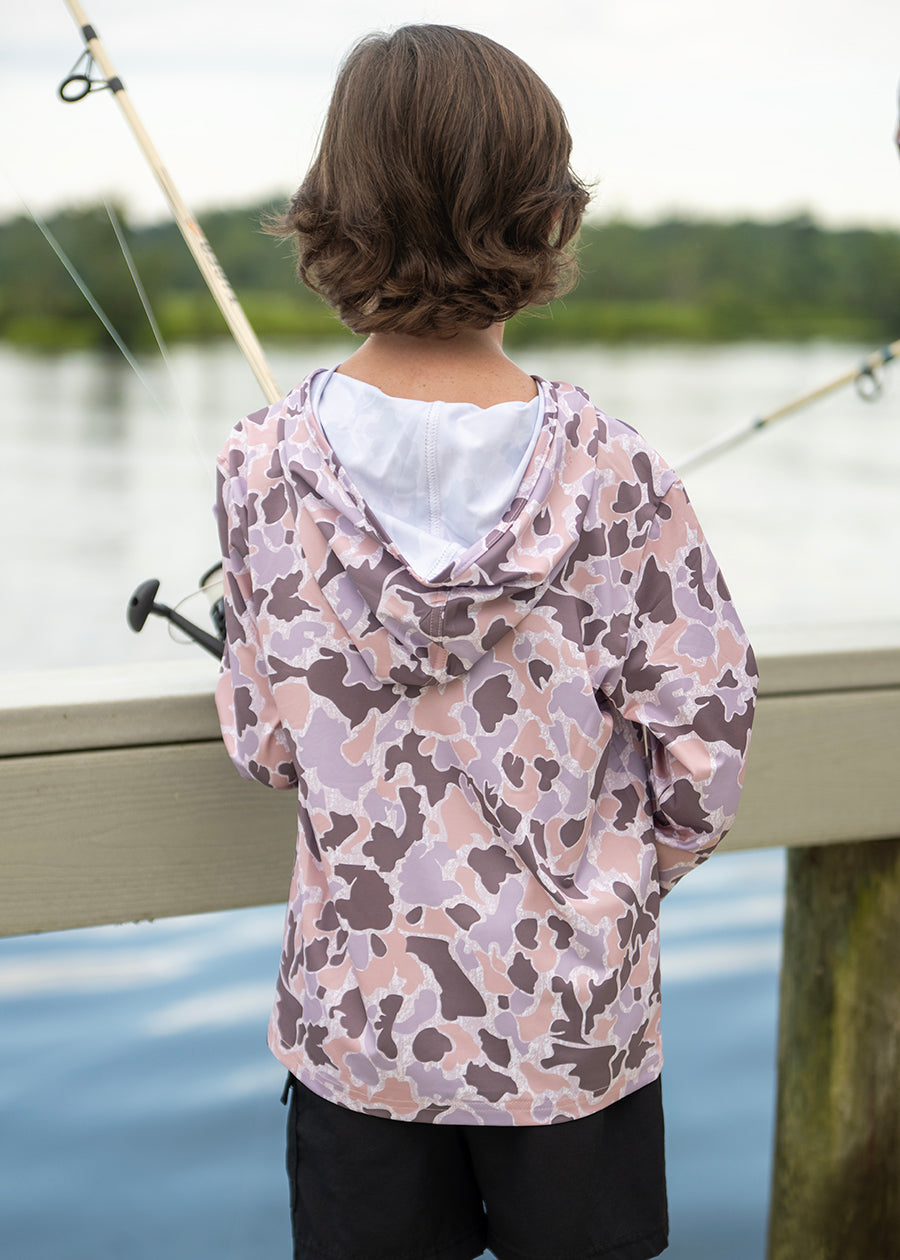 Youth Sandbar Duck Camo Hoodie