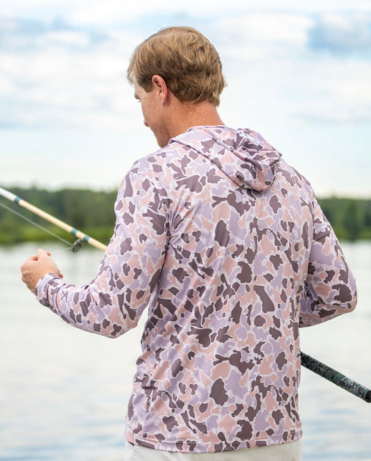 Sandbar Duck Camo Performance Hoodie