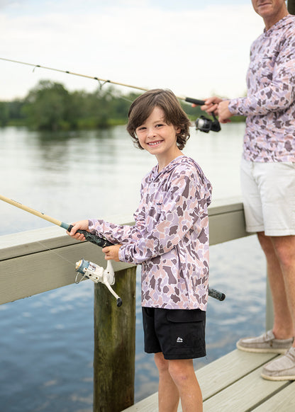 Youth Sandbar Duck Camo Hoodie