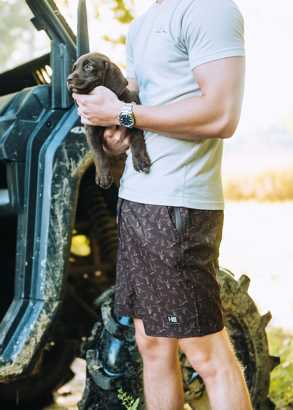 Ducks and Cattails Men's Short