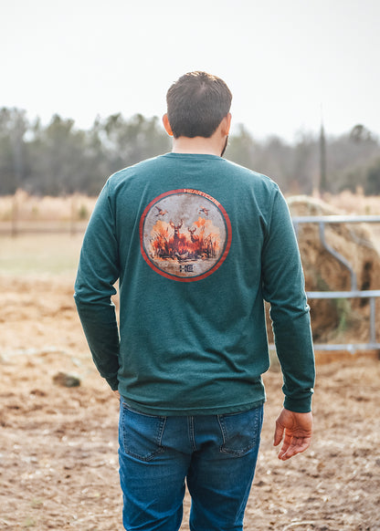 Long Sleeve Deer in the Swamp Shirt